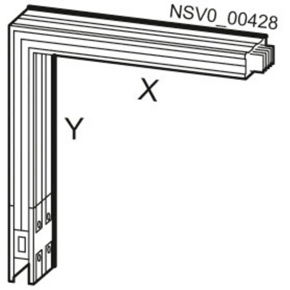 Siemens BVP:261875 kutija za šine aluminij svijetlosiva 699 mm² 1000 A slika