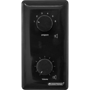 Omnitronic 80711090 ugradnja ELA izbornik programa crna slika