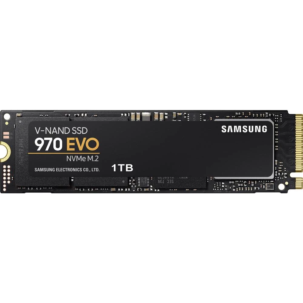 Unutarnji PCIe M.2 SSD 1 TB Samsung 970 EVO Maloprodaja MZ-V7E1T0BW PCIe 3.0 x4 slika