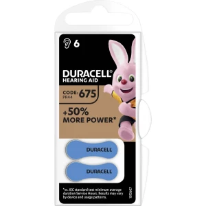 Duracell 675AC baterija za slušni aparat za 675 cink-zračni 630 mAh 1.45 V 6 St. slika