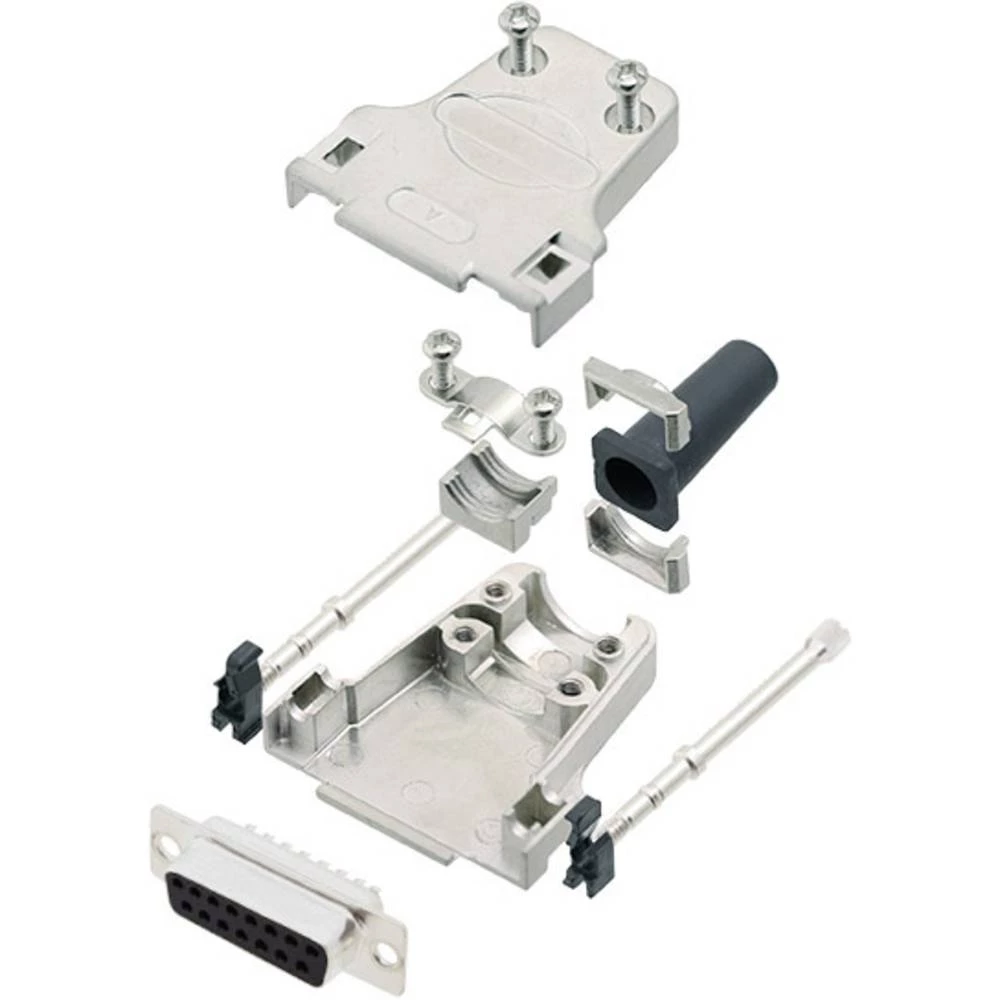 Višestruki ženski konektor D-SUB komplet 180 ° Broj polova: 37 Lemni kup Amphenol 1 ST slika