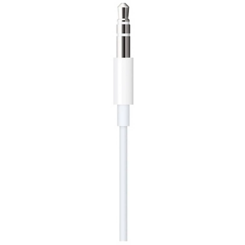 Apple iPhone/iPad/MacBook audio kabel [1x muški konektor Apple dock lightning - 1x 3,5 mm banana utikač] 1.20 m bijela slika