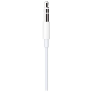 Apple iPhone/iPad/MacBook audio kabel [1x muški konektor Apple dock lightning - 1x 3,5 mm banana utikač] 1.20 m bijela slika
