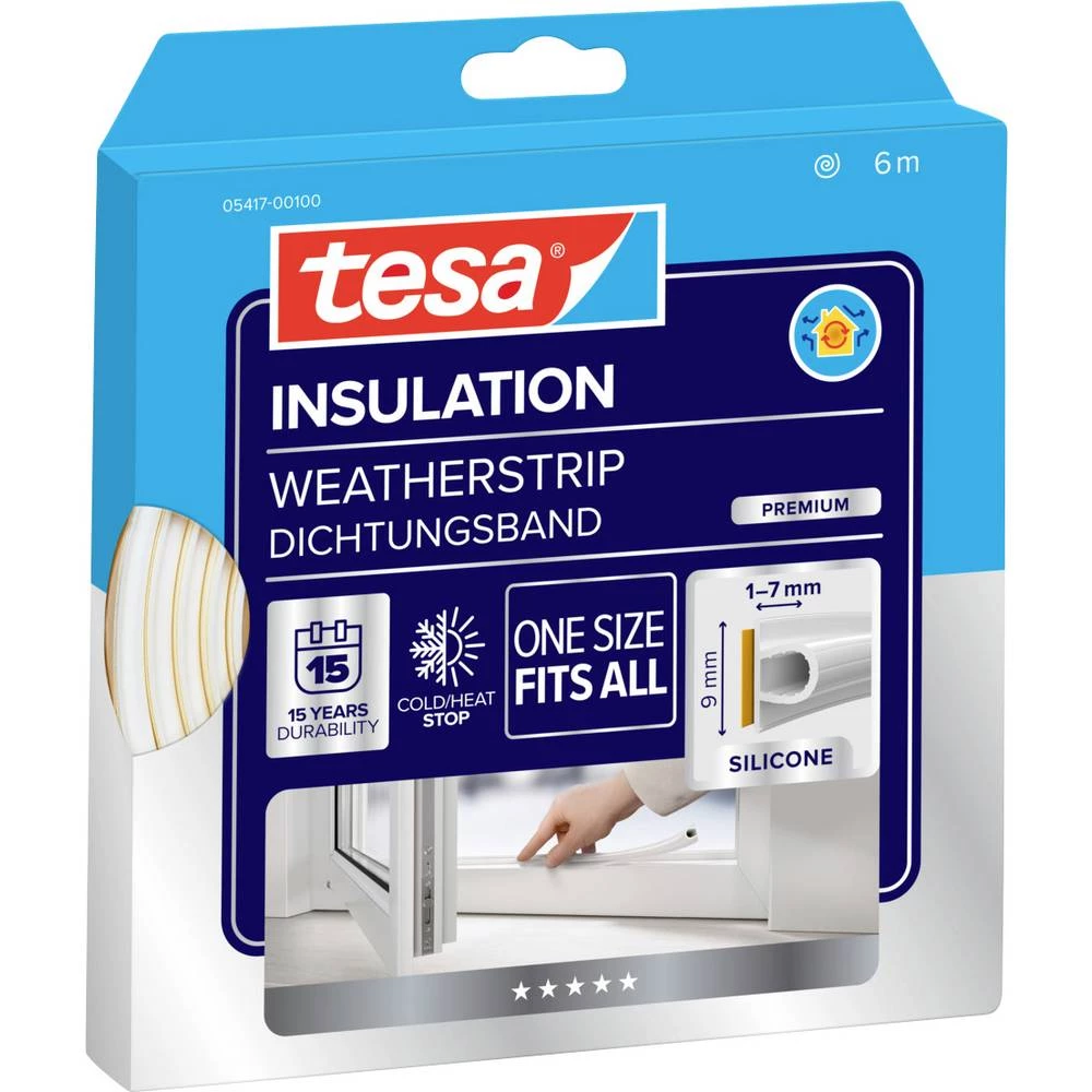 tesa Premium Flexible 05417-00100-01 brtvena traka tesamoll® bijela (D x Š) 6 m x 9 mm 6 m slika