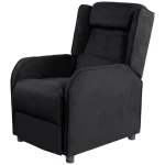 Visokokvalitetna, udobna gaming stolica s funkcijom naginjanja od antilop kože DELTACO GAMING DC430 igraća stolica crna