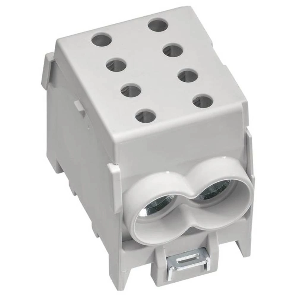 Glavna linijska grana stezaljka 1-pin 4x70qmm IP20 boja: siva Hager KH70G odvojna stezaljka glavnog voda 1 St. slika