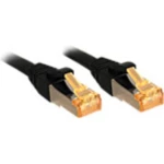 LINDY 47309 RJ45 mrežni kabel, Patch kabel CAT 6 S/FTP 2.00 m crna  1 St.