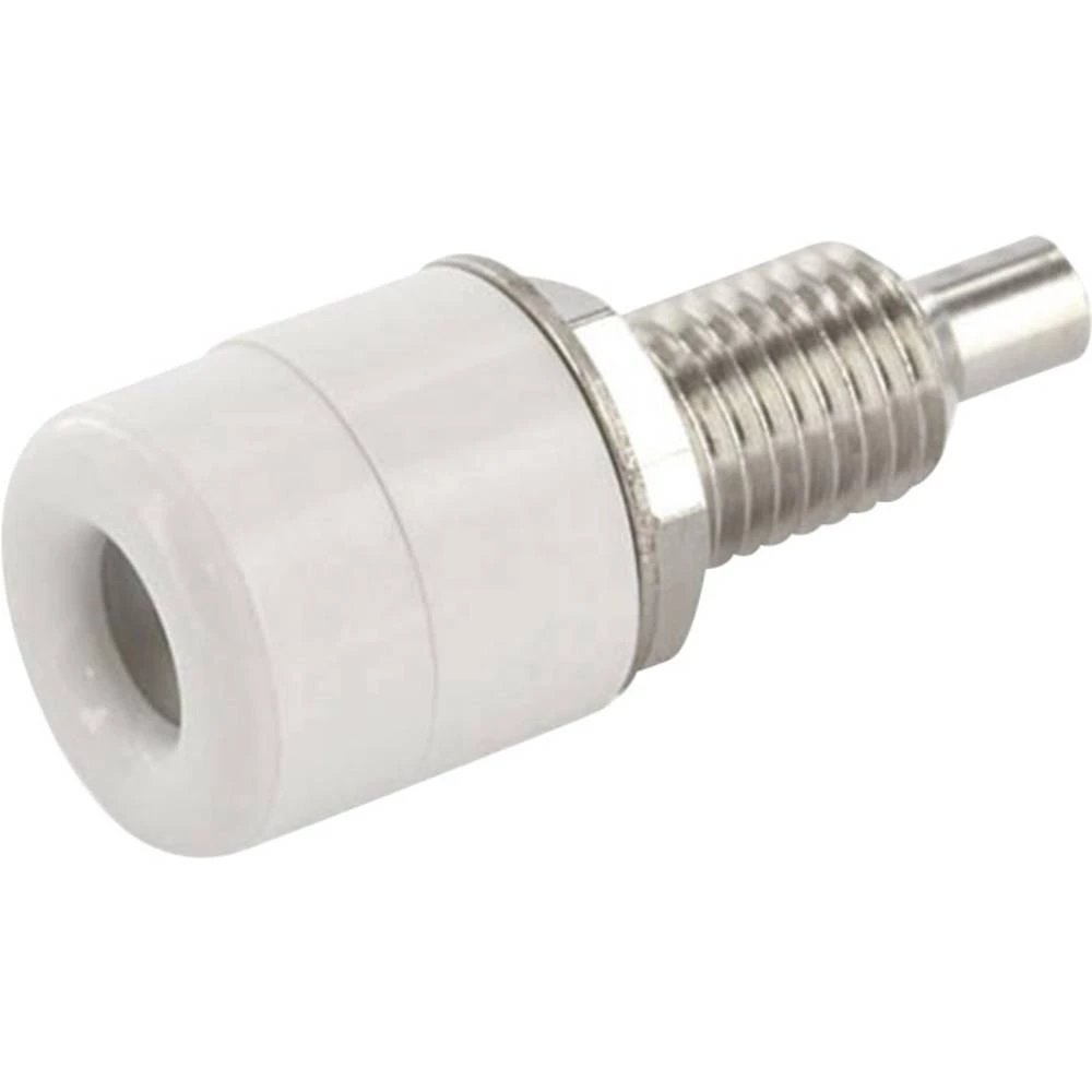 Laboratorijski ženski konektor Ženski konektor, vertikalna ugradnja Zatik-&Oslash;: 4 mm Bijela econ connect 100 ST slika