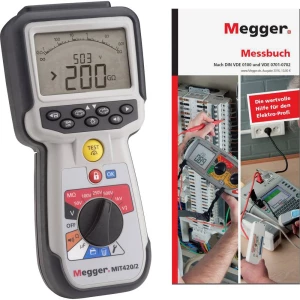 Megger MIT420/2 + Messbuch mjerač izolacije 50 V, 100 V, 250 V, 500 V, 1000 V 200 GΩ slika