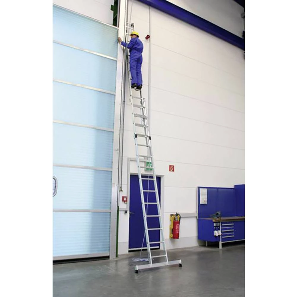 Günzburger Steigtechnik 21324 aluminij s kabelskim vodičem montaža s alatom Radna visina (maks.): 13 m slika