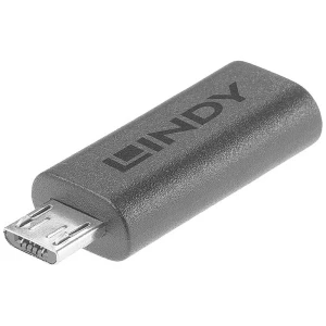 LINDY USB 2.0 adapter [1x ženski konektor USB-C™ - 1x muški konektor USB 2.0 tipa micro-B] slika