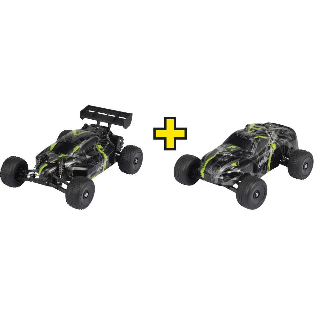 Reely 1650887 Torpedo + Rambler 1:32 RC model automobila za početnike električni  buggy pogon na stražnjim kotačima (2wd) uklj. baterija, punjač i odašiljačka baterije slika