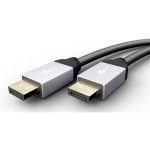 Goobay DisplayPort Priključni kabel [1x Muški konektor DisplayPort - 1x Muški konektor DisplayPort] 5.0 m Crna