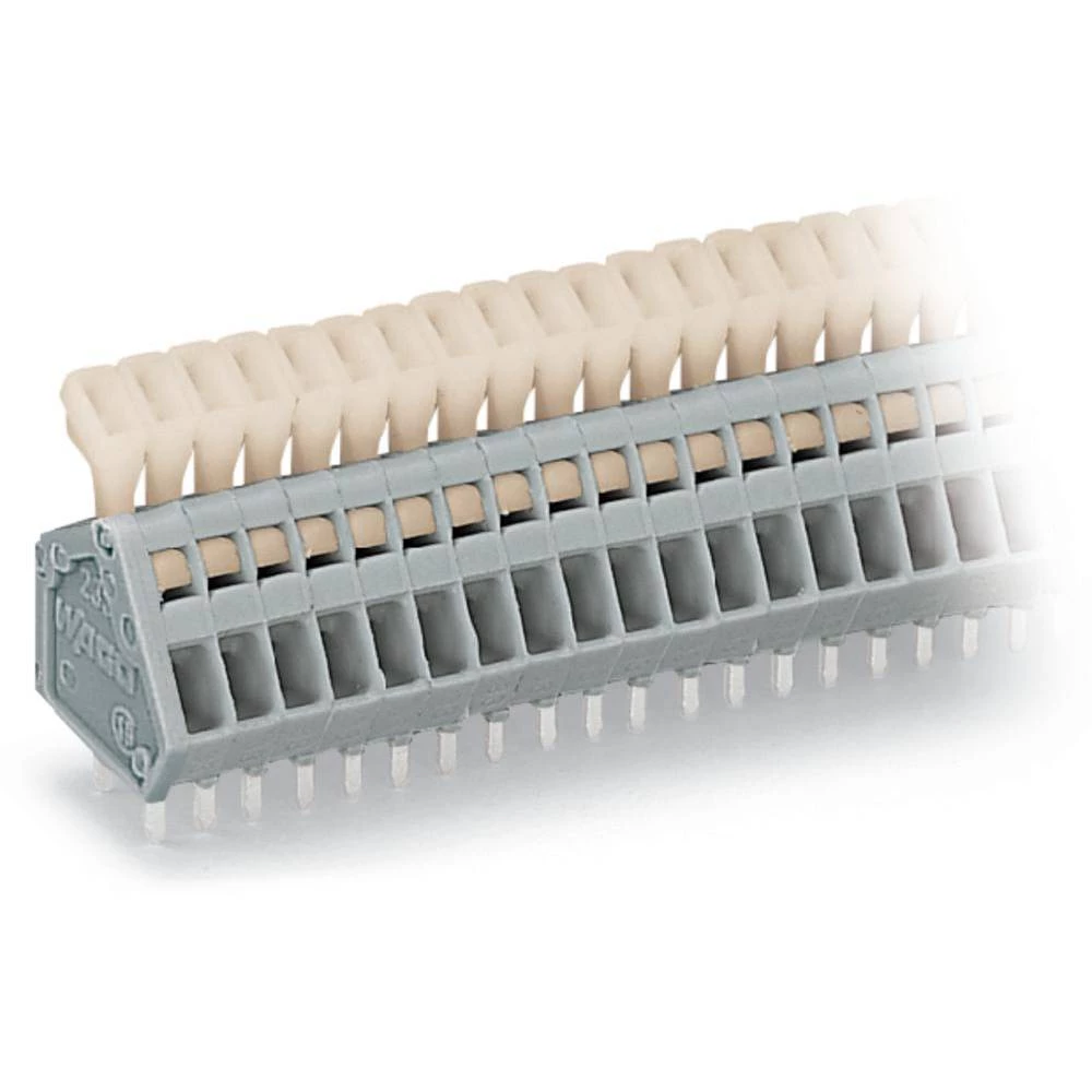 WAGO 233-236 opružna blok spojka 0.50 mm² Broj polova (broj) 36 siva 40 St. slika