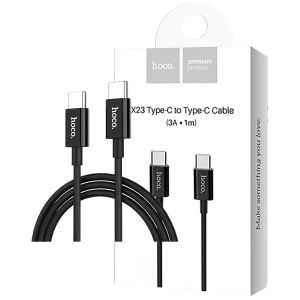 USB kabl type C,1m,3A crni slika