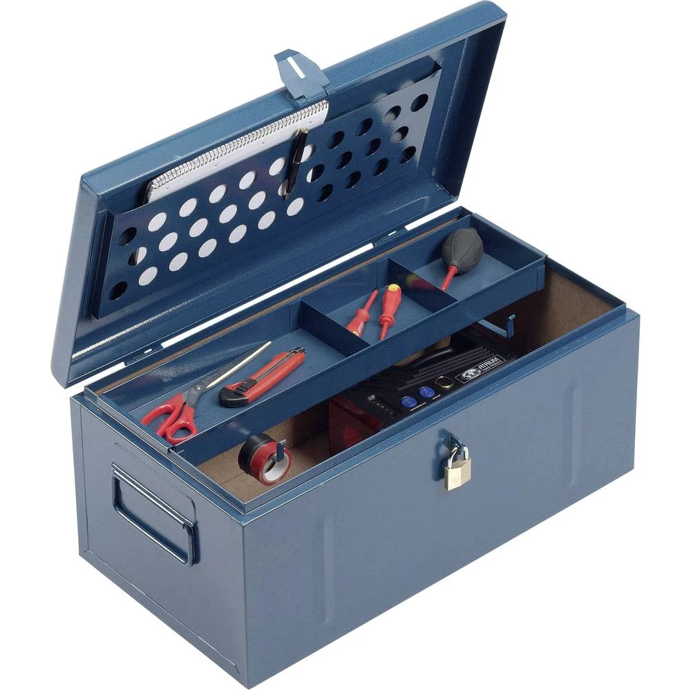 Transportna kista Allit StorePlus SteelBox 95 430100 Čelični lim Plava boja slika
