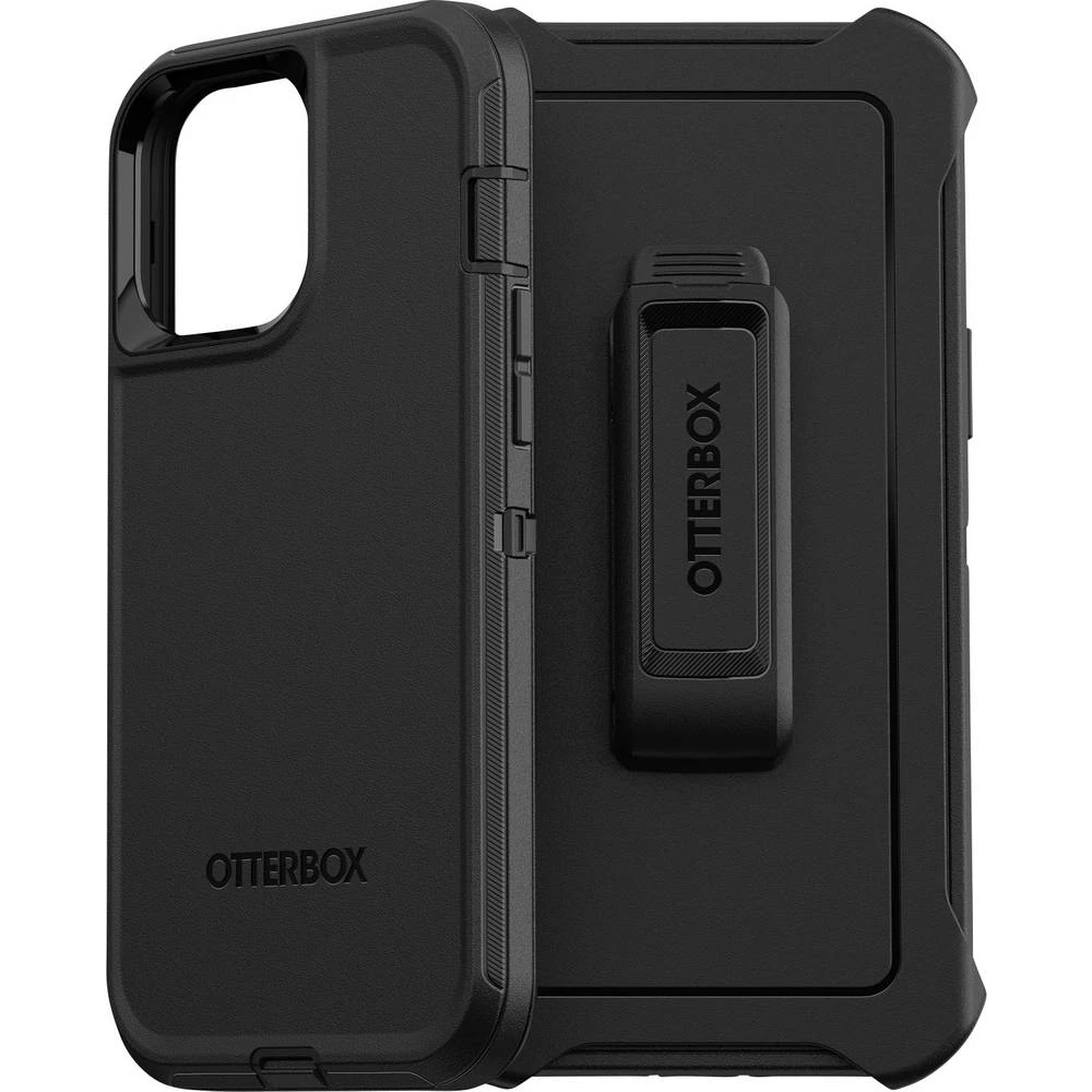 Otterbox  Defender  stražnji poklopac za mobilni telefon  Apple  iPhone 13 Pro Max, iPhone 12 Pro Max  crna slika