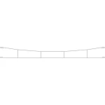 Viessmann Modelltechnik 4140 h0 kontaktna žica  H0 Märklin k-pruga (bez podloge), H0 Tillig elite pruga 167.5 mm 5 St.