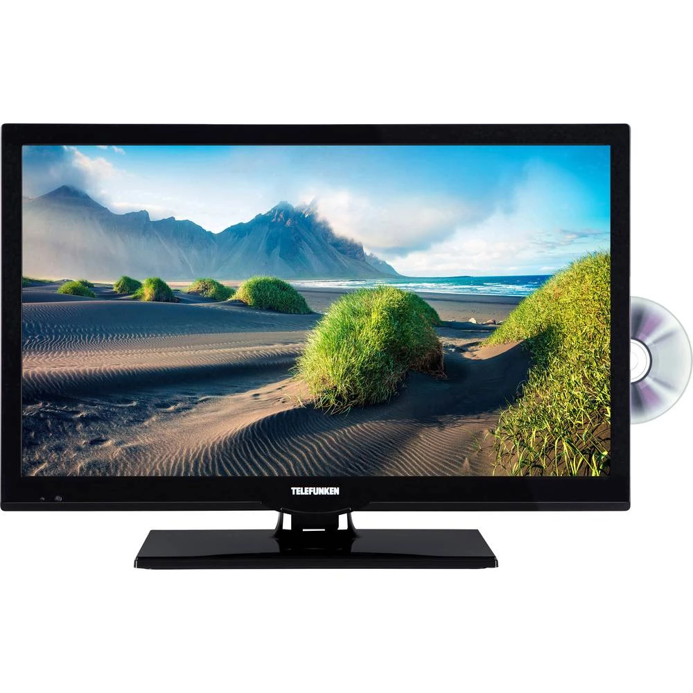 LED televizor 56 cm 22 " Telefunken L22F275M4DI ATT.CALC.EEK A+ (A++ - E) DVB-T2, DVB-C, DVB-S, Full HD, DVD-Player, CI+ Crna slika