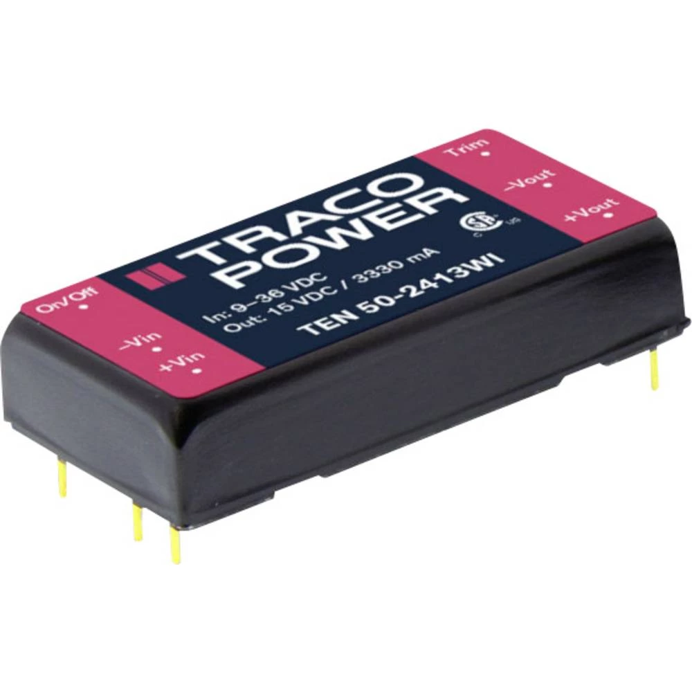 DC / DC pretvarač, serija TEN 5WI TracoPower TEN 5-2410WI Ulaz Izlaz slika
