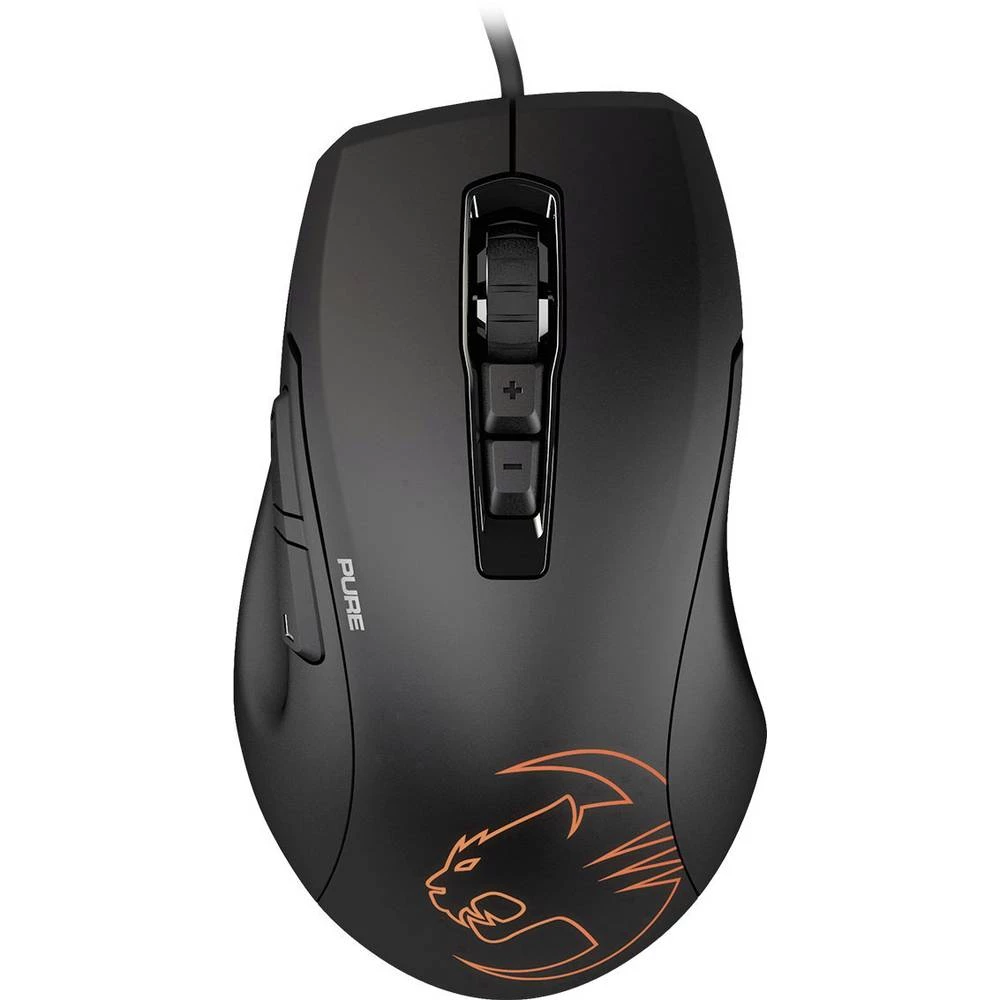 Roccat Kone Pure SE USB gaming miš Optički Osvjetljen, Ergonomski Crna slika
