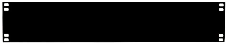 Apranet 26515955 19 palac slijepi poklopac za mrežni ormar 3 U crna slika