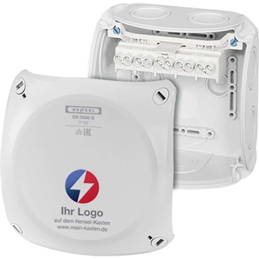 Hensel 62000305 razvodna kutija s vijčanim stezaljkama, bez halogena (D x Š) 130 mm x 130 mm  20 St. slika