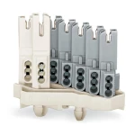 spojna stezaljka kruti: 0.5-1 mm² Broj polova (broj): 4 WAGO WAGO GmbH & Co. KG 500 St. bijela