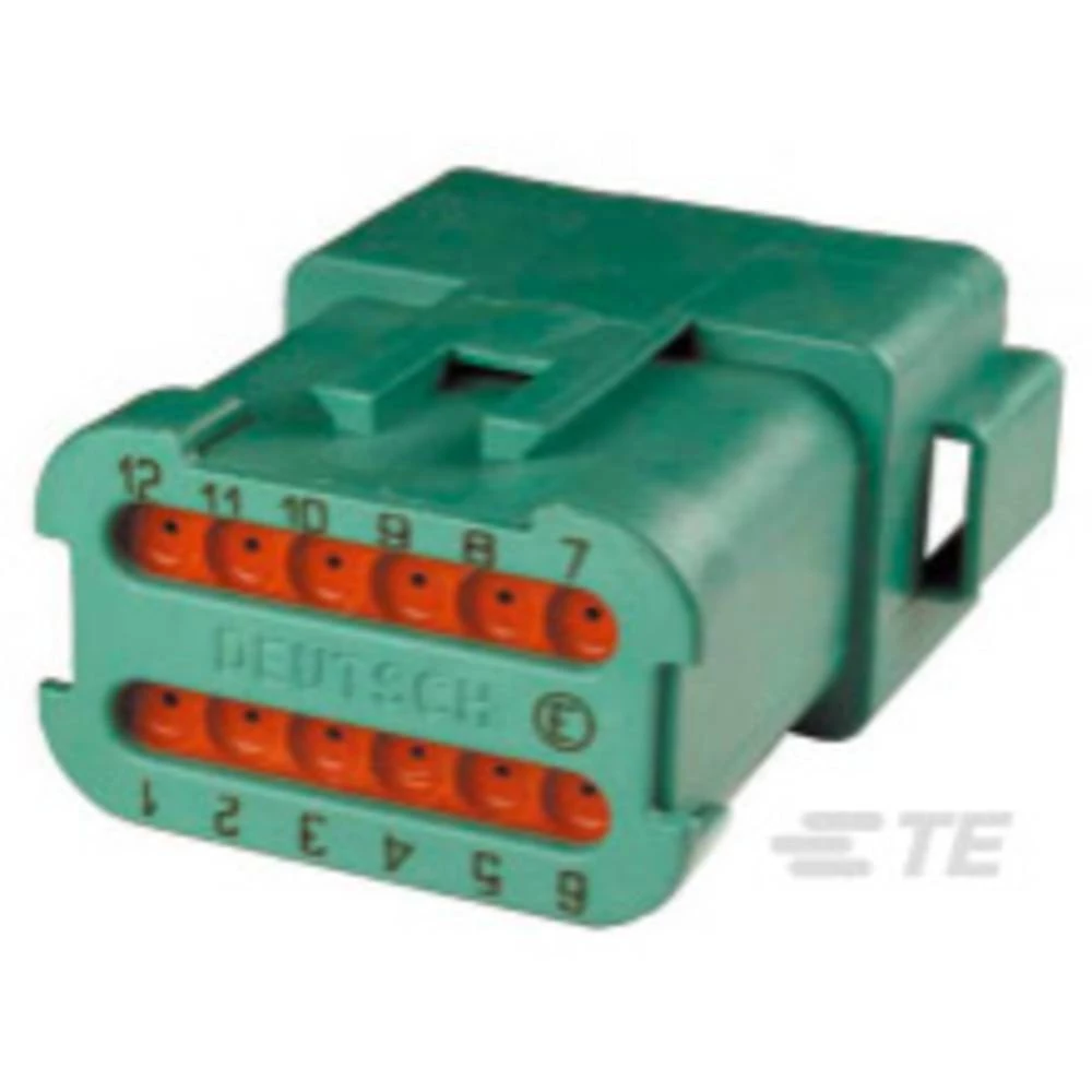 TE Connectivity Kućište kabelskog utiča DT Ukupan broj polova 12 DT04-12PC-CE01 1 ST slika