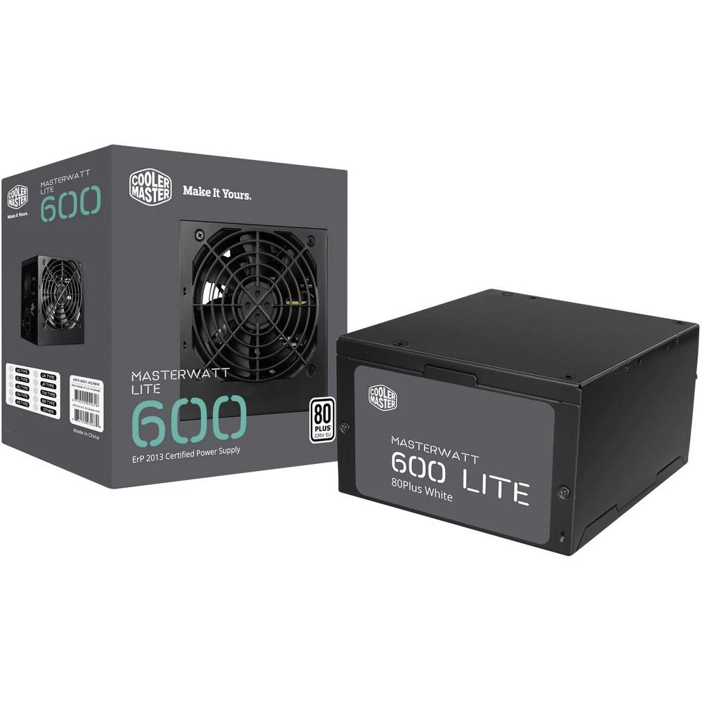 PC-napajanje Cooler Master MasterWatt Lite 600 W ATX 80 PLUS slika