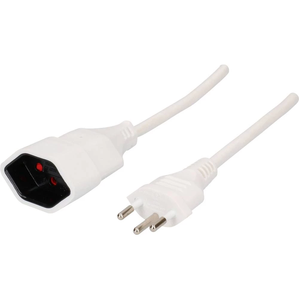 Max Hauri 129018 struja produžetak bijela 1.00 m H05VV-F 3G 1,0 mm² slika