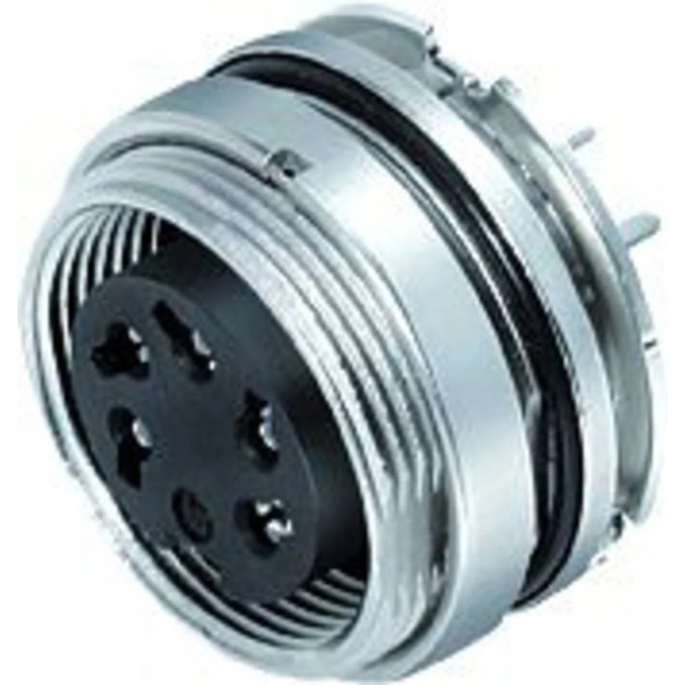 binder 09 0128 290 07-20 utičnica s prirubnicom žženski konektor, ravni, ženski konektor za prirubnicu Ukupan broj polov slika