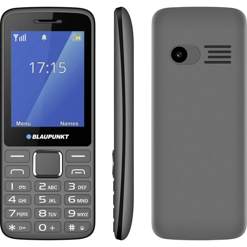Blaupunkt FM03 dual SIM mobilni telefon željezno siva slika