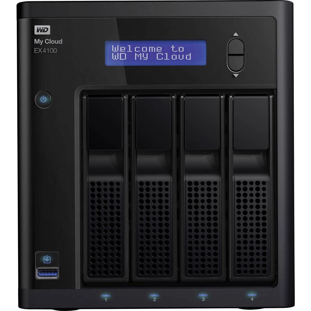 NAS server 32 TB Western Digital My Cloud™-Profiserie EX4100 WDBWZE0320KBK-EESN Opremljena sa WD RED, Integrirani prikaz slika
