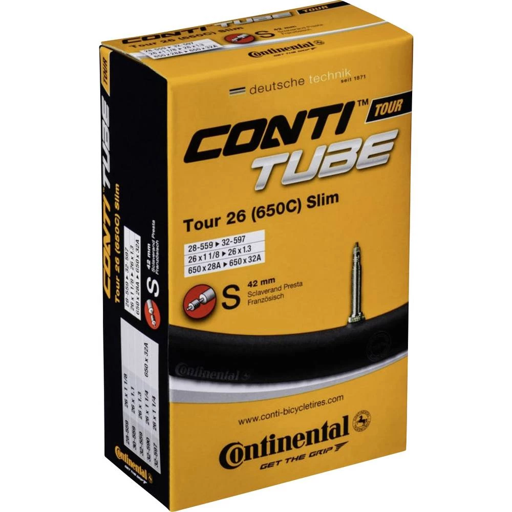 Zračnica 26 " Continental Tour 26 37/559-47/597 SV42 Presta ventil (PV) slika