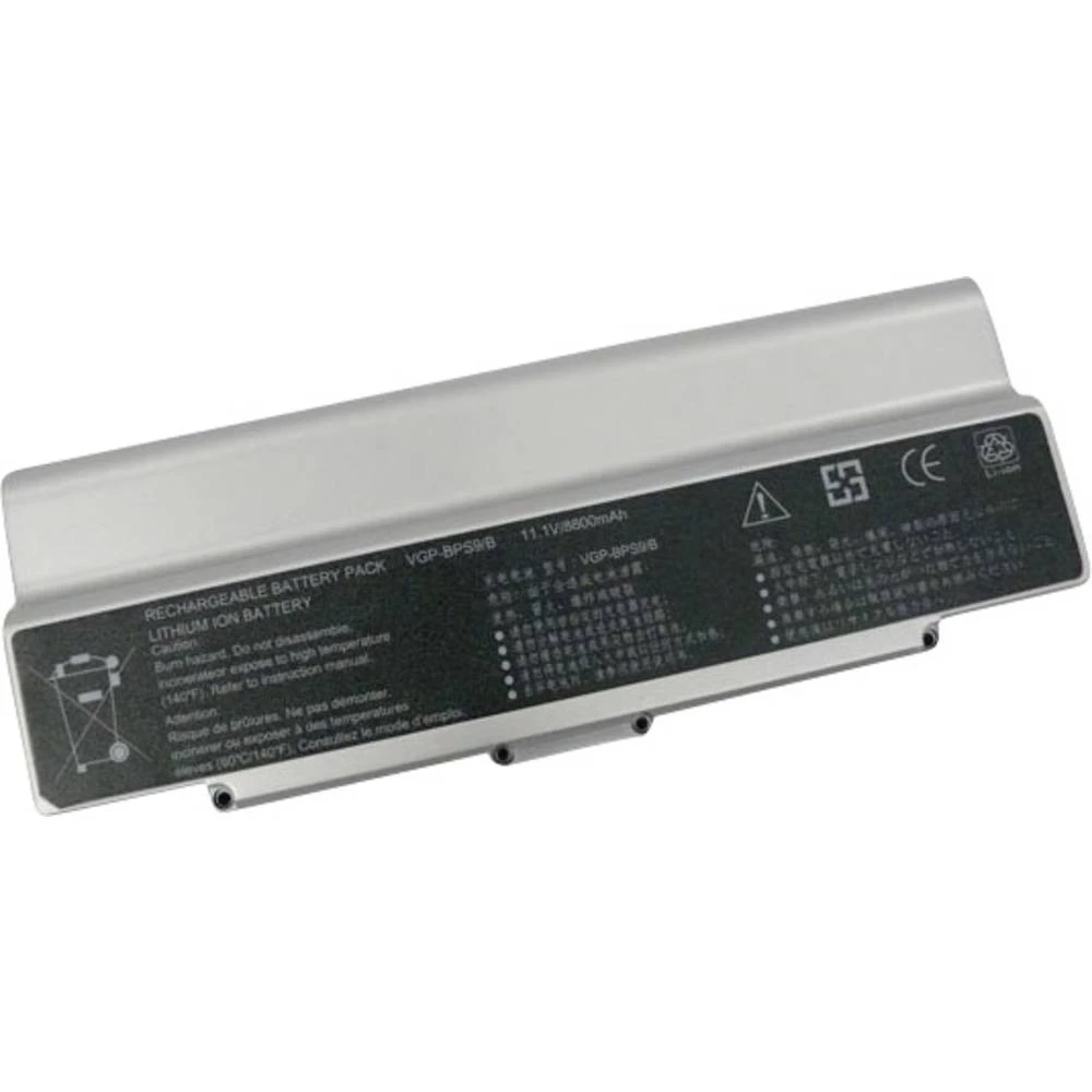 Beltrona Prijenosno računalo-akumulator SONBPS9HHSILBER 11.1 V 8800 mAh Sony Zamjenjuje originalnu akum. bateriju VGP-BPS9, VGP- slika