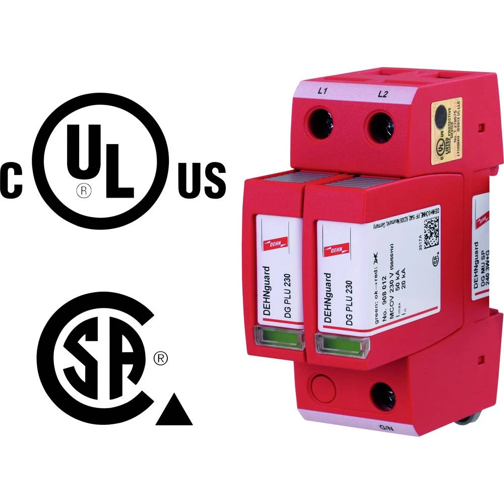 DEHN 908190 Überspannungsableiter Typ 2 DEHNguard M odvodnik prenapona     1 St. slika