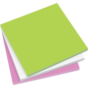 Sigel Ljepljiva bilješka MU132 100 mm x 100 mm Zelena, Bijela, Ružičasta 1 Pakiranje slika