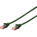 Digitus DK-1644-005/G RJ45 mrežni kabel, Patch kabel cat 6 S/FTP 0.50 m zelena bez halogena, upleteni parovi, sa zaštitom za nosić, vatrostalan 1 St.