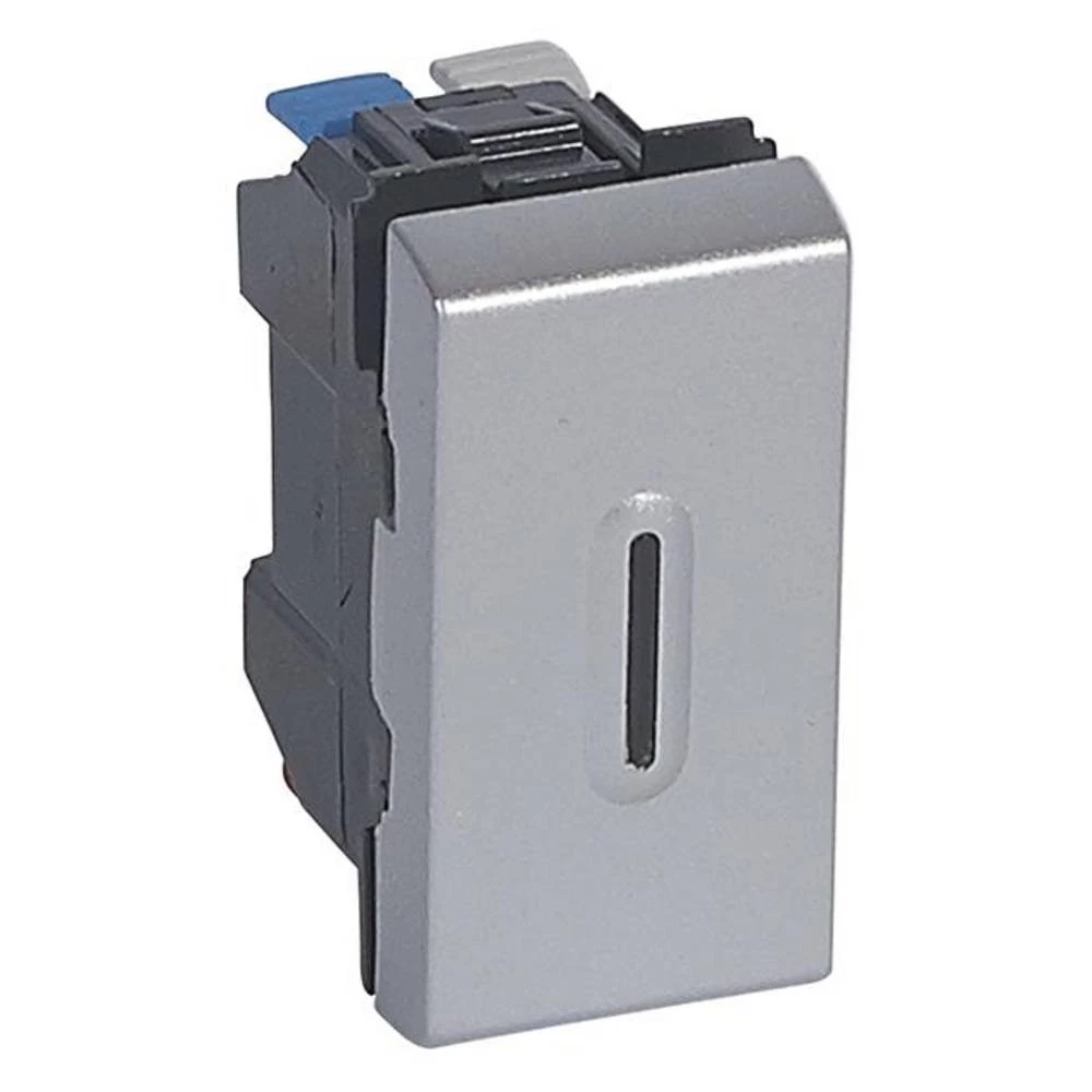 Legrand   instalacijski prekidač Mosaic aluminij boja 079202 slika