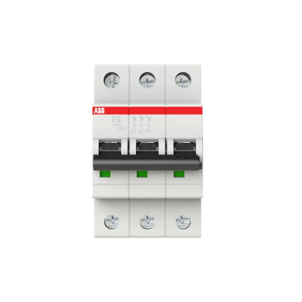 ABB 2CDS253001R0161 S203-D16 zaštitna sklopka za vodove 16 A 400 V slika