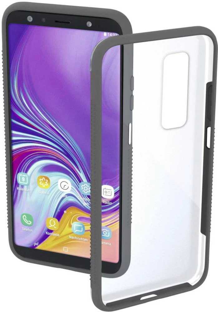 Hama Cover Frame Stražnji poklopac za mobilni telefon Pogodno za: Samsung Galaxy A7 Siva (prozirna) slika
