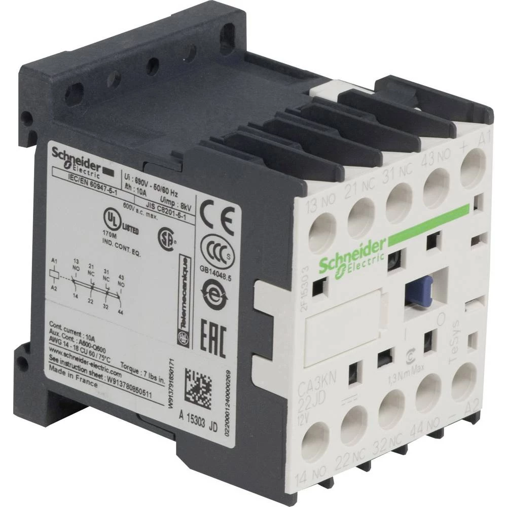 Schneider Electric CA3KN22JD Pomoćni kontaktor 1 ST slika