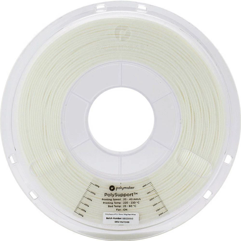 3D pisač filament Polymaker PolySupport 70188 1.75 mm Biserno-bijela 750 g slika