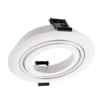 Pribor, okretni montažni prsten za modularni sustav COB, Ø 130 mm, visina 30 mm Deko Light COB 930091 ugradbeni prsten     čista bijela