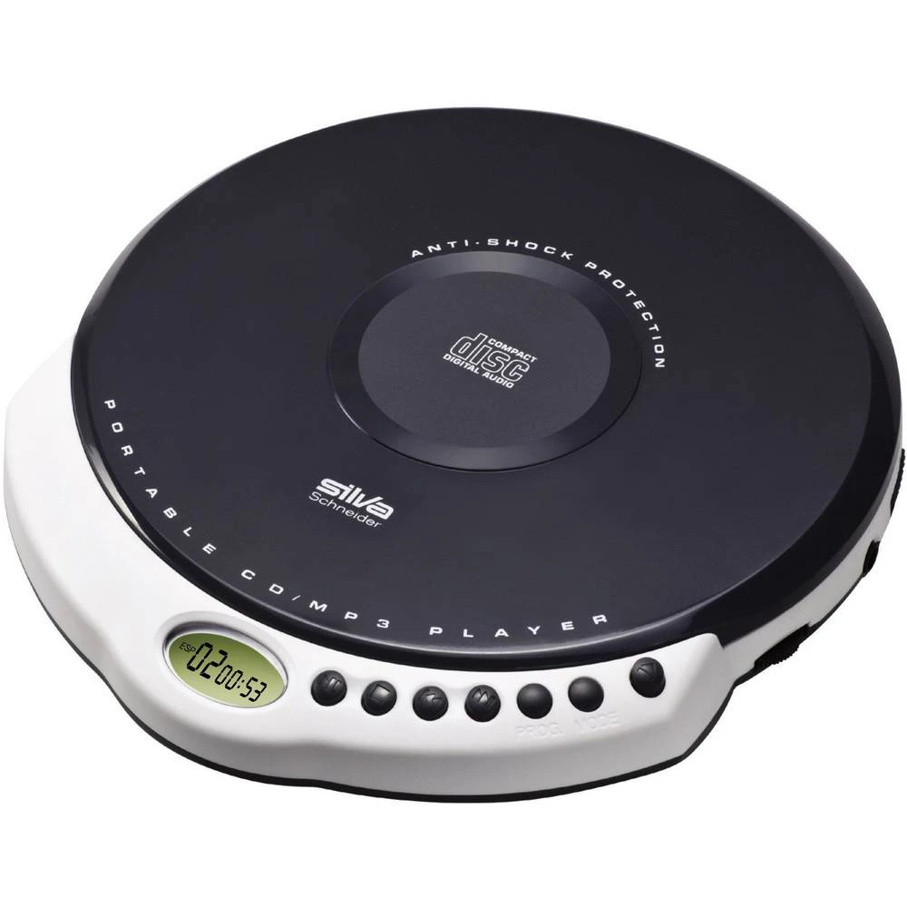 Prijenosni CD player Silva Schneider MCD 30 CD, CD-R, CD-RW, MP3 Siva slika