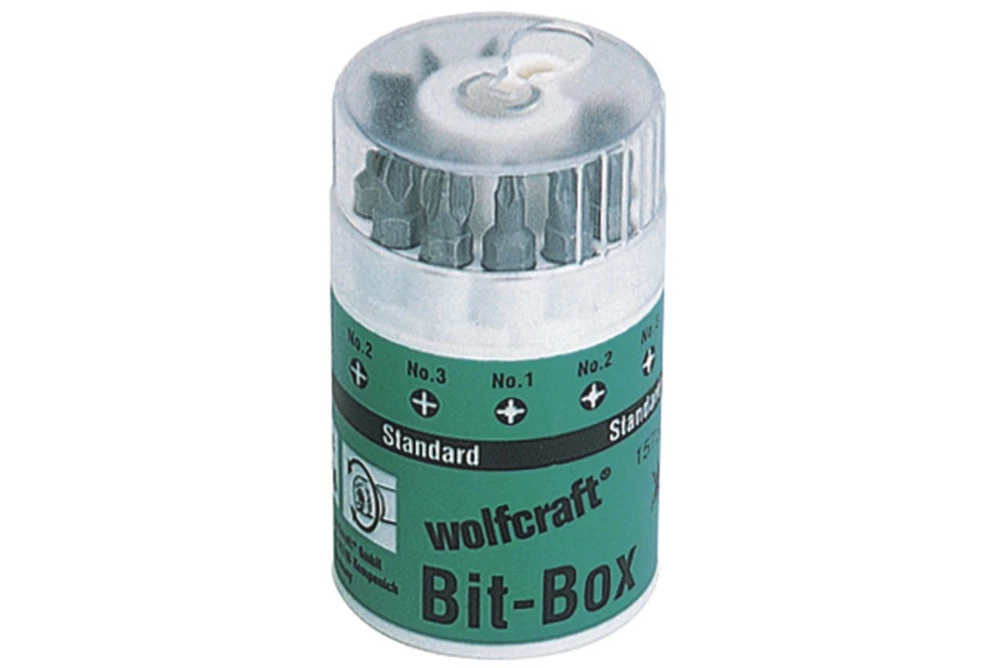 Set bit-nastavaka Wolfcraft Bit-Box 1575000, 9 komada slika