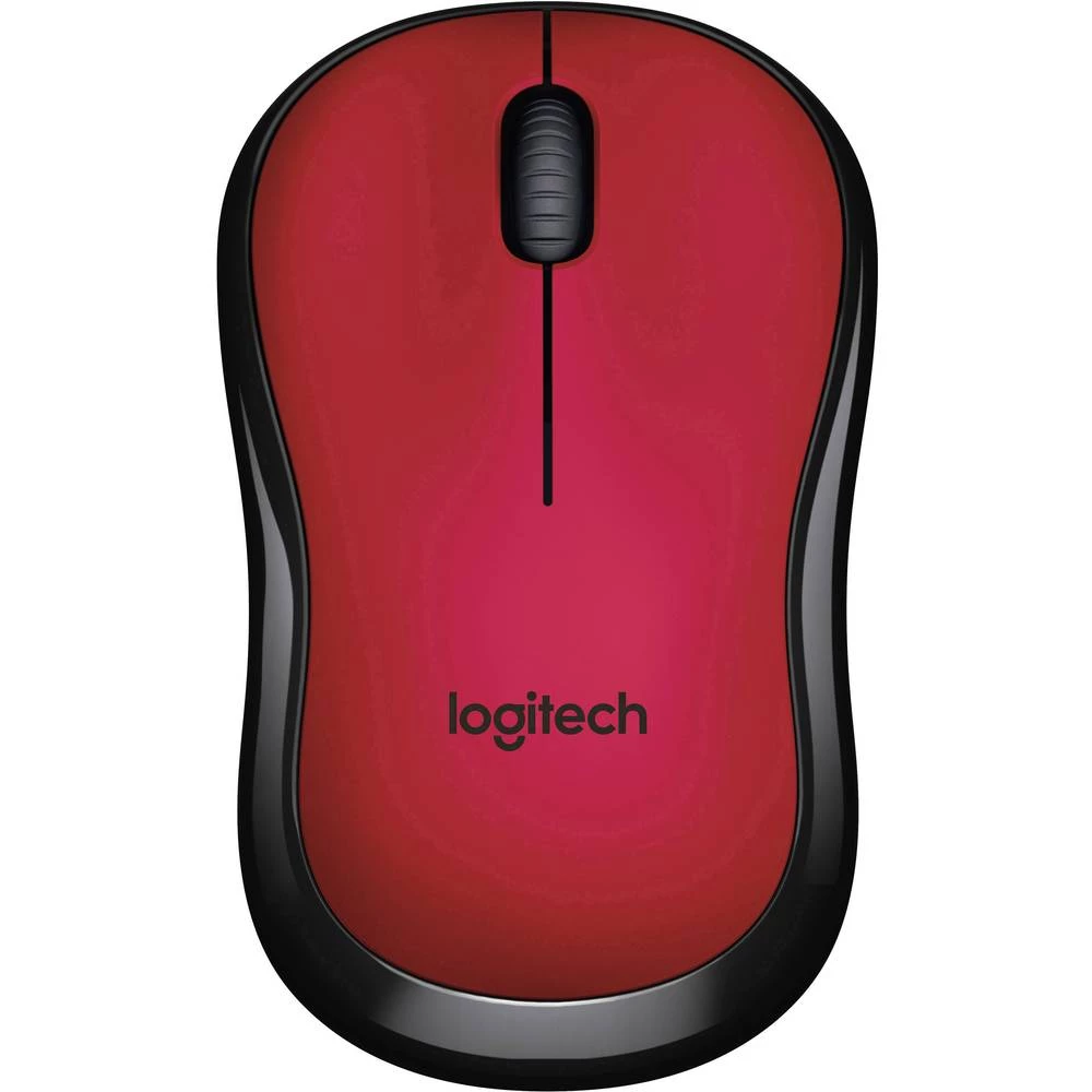 Logitech M220 Silent rot Bežični miš Optički Crvena slika