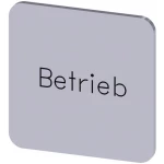 Siemens 3SU1900-0AF81-0AP0 ploča za natpise kvadratan (Š x V) 22 mm x 22 mm pogon srebrna, crna 10 St.