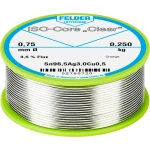 Felder Löttechnik ISO-Core "Clear" SAC305 Lemna žica Svitak Sn96.5Ag3Cu0.5 0.250 kg 0.75 mm